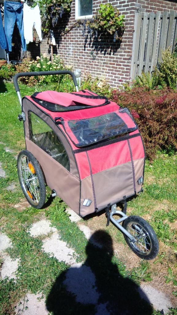 Hondenkar voor achter de fiets., Ophalen, Gebruikt