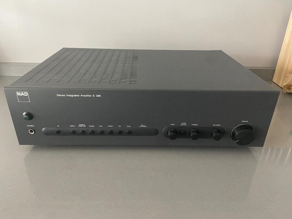 NAD Versterker amplifier C340, Gebruikt, 60 tot 120 watt, Stereo, Ophalen