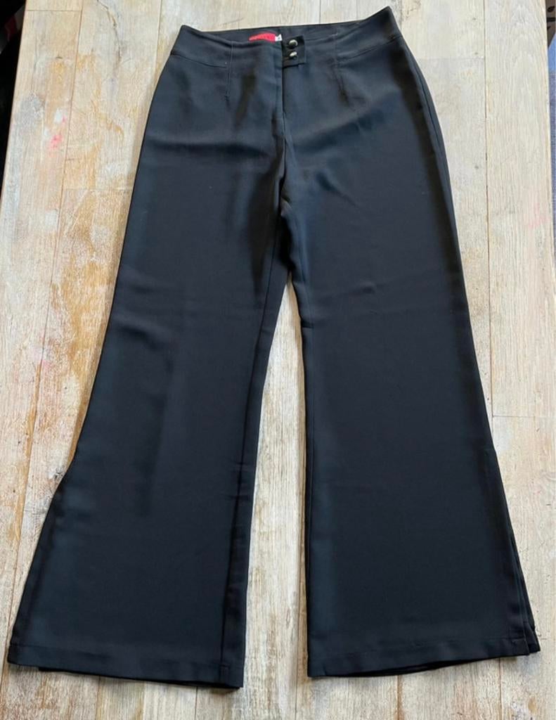 Zwarte Edgar Vos pantalon maat 38, Maat 38/40 (M), Zwart, Ophalen of Verzenden, Lang