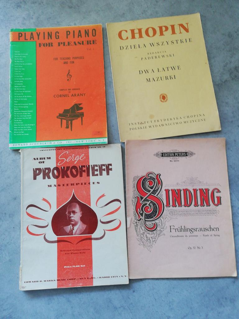 4 pianoboeken voor de gevorderde pianist, Muziek en Instrumenten, Bladmuziek, Gebruikt, Klassiek, Ophalen of Verzenden, Artiest of Componist