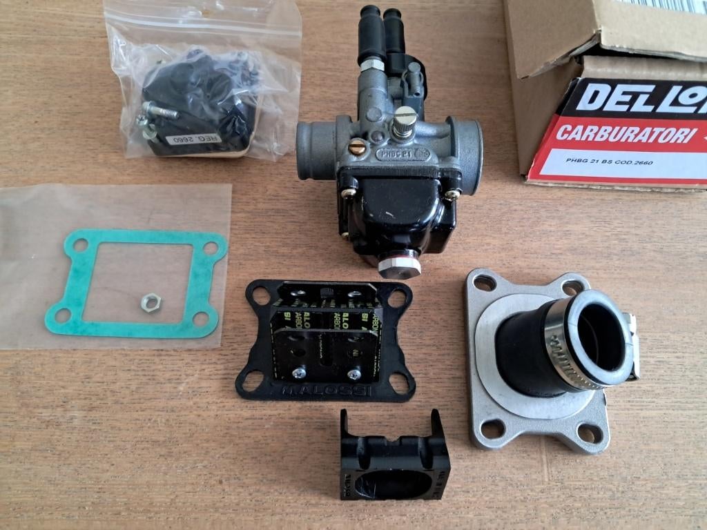 Dell'Orto PHBG 21 BS voor Minarelli AM6, Ophalen, Nieuw, Blok