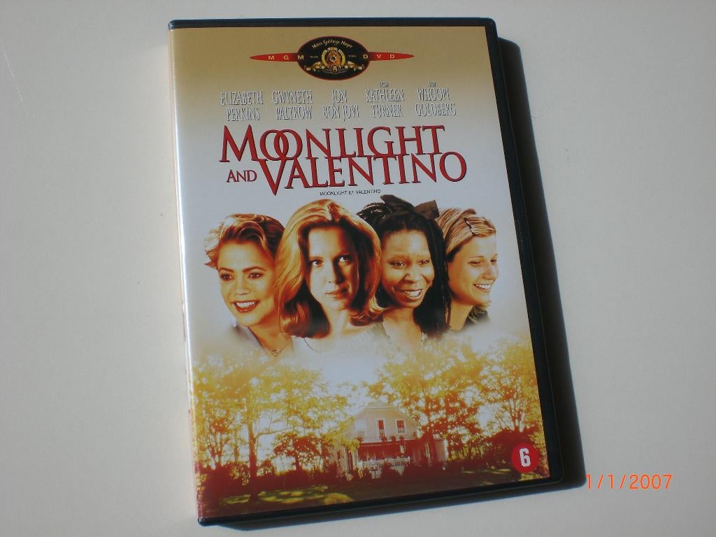 dvd Moonlight and Valentino Kathleen Turner Gwyneth Paltrow, Vanaf 6 jaar, Ophalen of Verzenden, Zo goed als nieuw, Drama