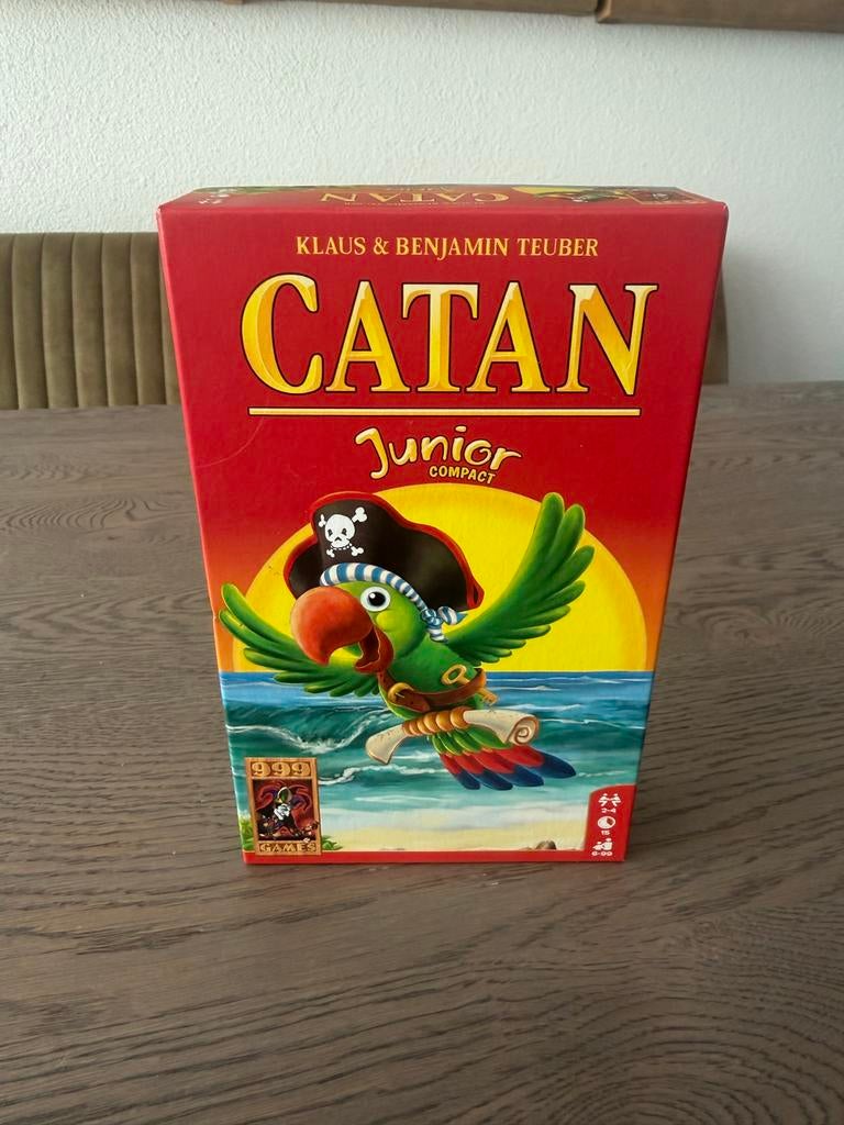 Catan Junior Compact bordspel, Hobby en Vrije tijd, Gezelschapsspellen | Bordspellen, Drie of vier spelers, Ophalen of Verzenden