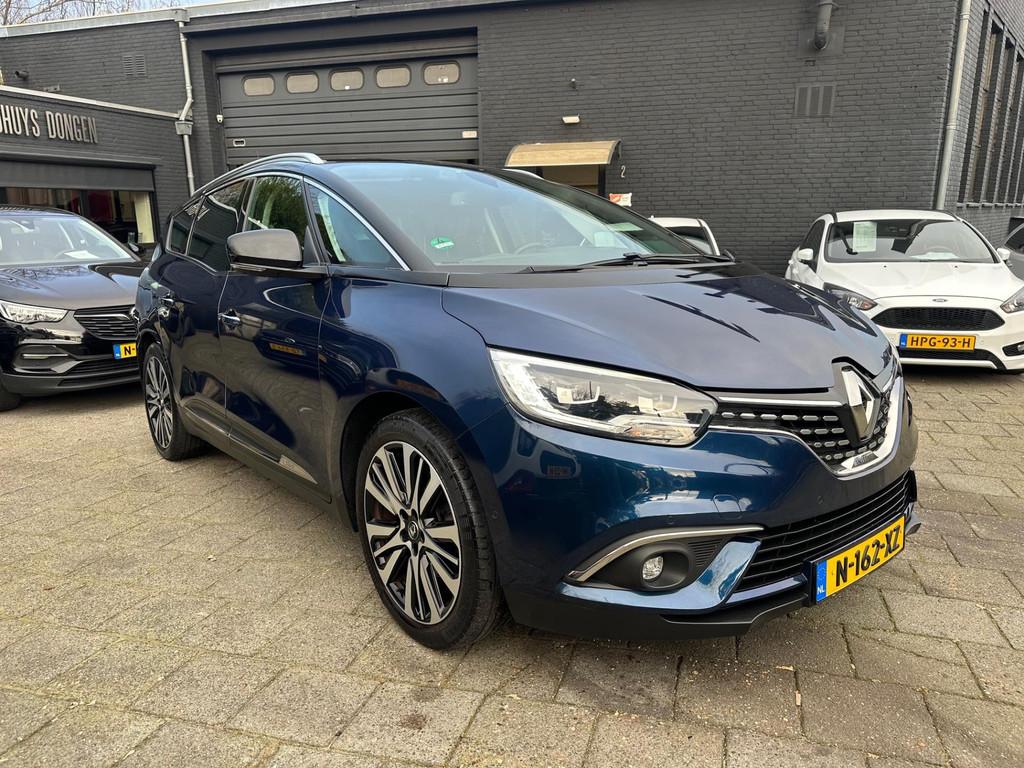 Renault Grand Scénic 1.3 TCe 163pk Initiale Paris|5p|Aut|Na, Gebruikt, 4 cilinders, 1850 kg, Blauw