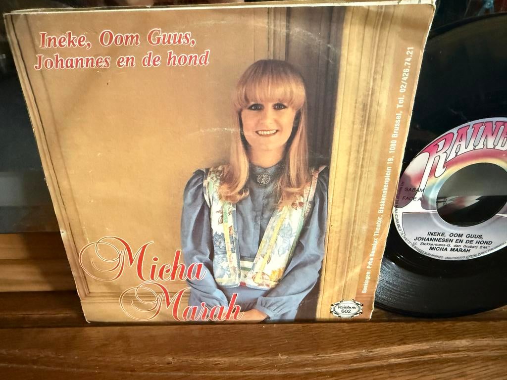 Micha Marah - Ineke, Oom Guus, Johannes en de hond (Single), 7 inch, Single, Ophalen of Verzenden, Zo goed als nieuw
