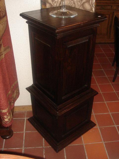 Massief teakhouten console sokkel zuil voetstuk – barmodel, Ophalen, Wilms, Zo goed als nieuw, Info@houseofcoco.nl