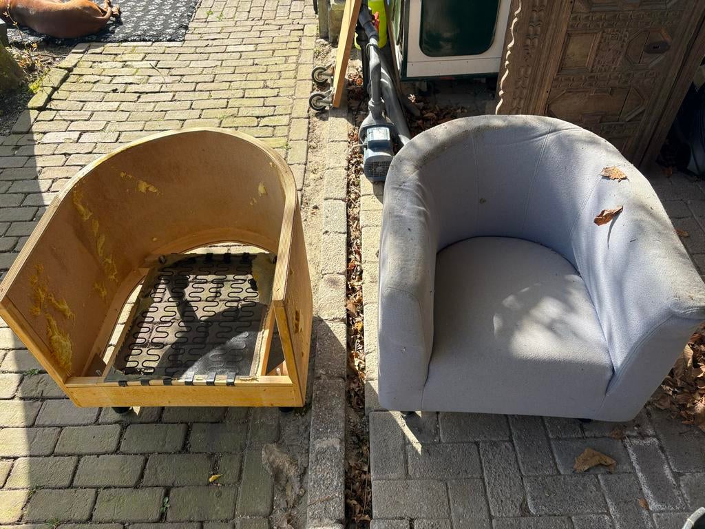 2x Gelderland Jan des Bouvrie frame, Ophalen, Gebruikt, Hout, Twee