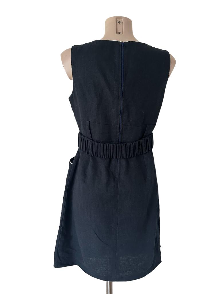 Lien & Giel jurk M, Zwart, Ophalen of Verzenden, Zo goed als nieuw, Onder de knie