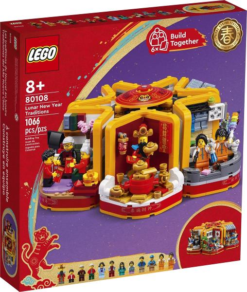 80108 Lunar New Year Traditions nieuw in ongeopende doos, Ophalen of Verzenden, Nieuw, Complete set, Lego