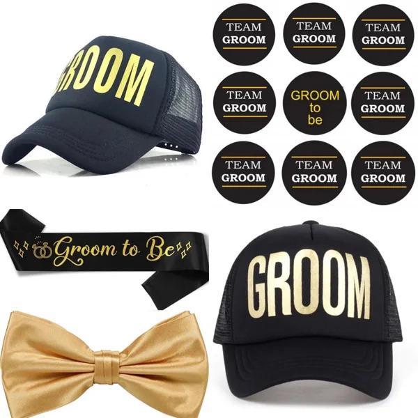 Luxe Groom to Be set, Zwart, Nieuw, Ophalen of Verzenden, Accessoires