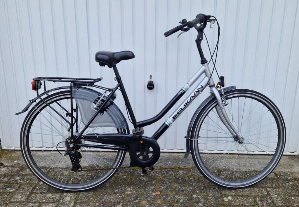 te koop pelikaan dames fiets, Gebruikt, Versnellingen, 56 cm of meer, Ophalen