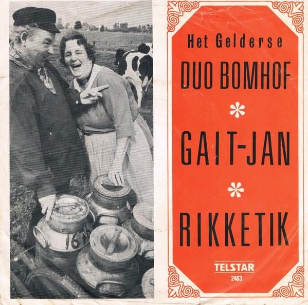 Vinylsingle duo bomhof gezocht, Ophalen of Verzenden, Zo goed als nieuw, Overige formaten, Levenslied of Smartlap