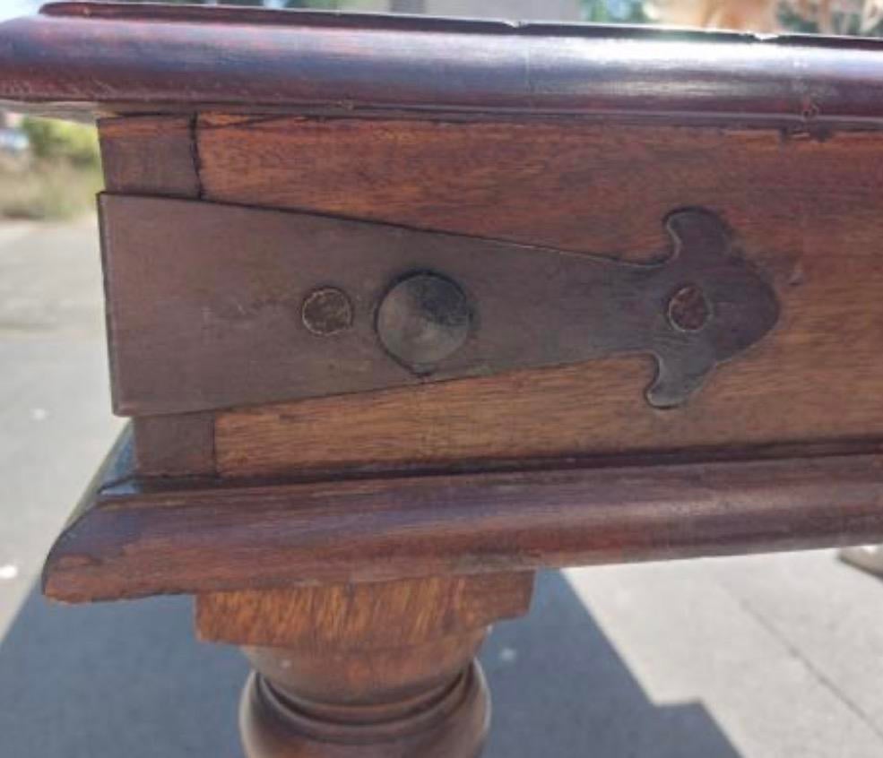 Koloniale eettafel 1.86x 90 cm, Huis en Inrichting, Tafels | Eettafels, Gebruikt, 150 tot 200 cm, Vier personen, Rechthoekig