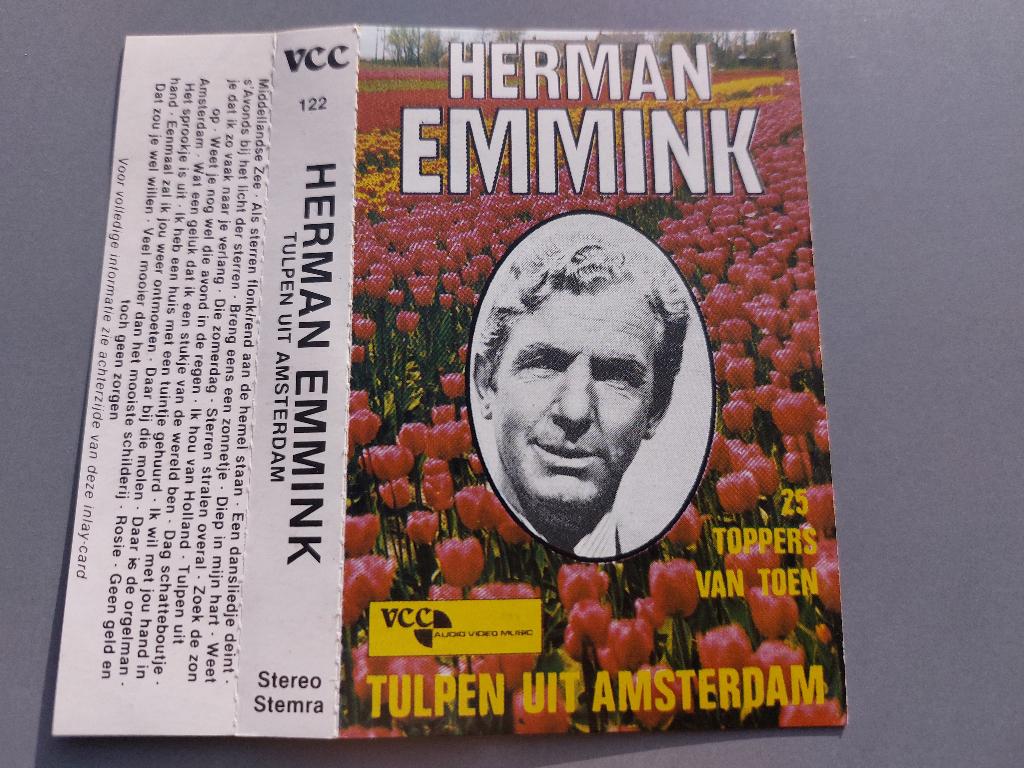 HERMAN EMMINK - TULPEN UIT AMSTERDAM (MC), Cd's en Dvd's, Cassettebandjes, 1 bandje, Ophalen of Verzenden, Zo goed als nieuw, Origineel