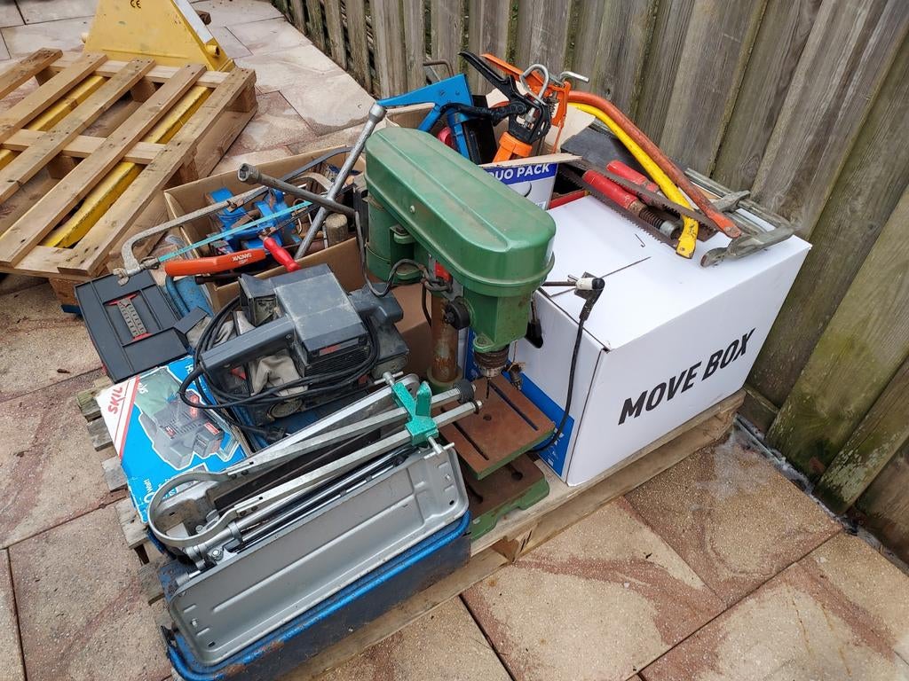 Partij diverse  gebruikte gereedschappen, Doe-het-zelf en Verbouw, Gereedschap | Handgereedschap, Ophalen, Gebruikt