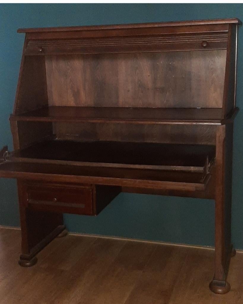 Bureaukast, Huis en Inrichting, Ophalen, 100 tot 150 cm, 100 tot 150 cm, Eikenhout