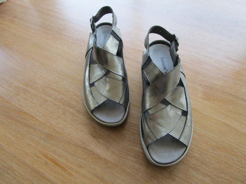 Xsensible open zomerschoen Kleur zilver maat  5, Kleding | Dames, Schoenen, Xsensible, Schoenen met lage hakken, Overige kleuren