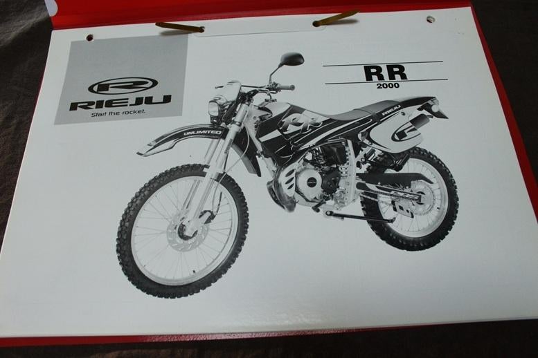Rieju RR 2000 parts list onderdelen boek, Ophalen of Verzenden, Zo goed als nieuw