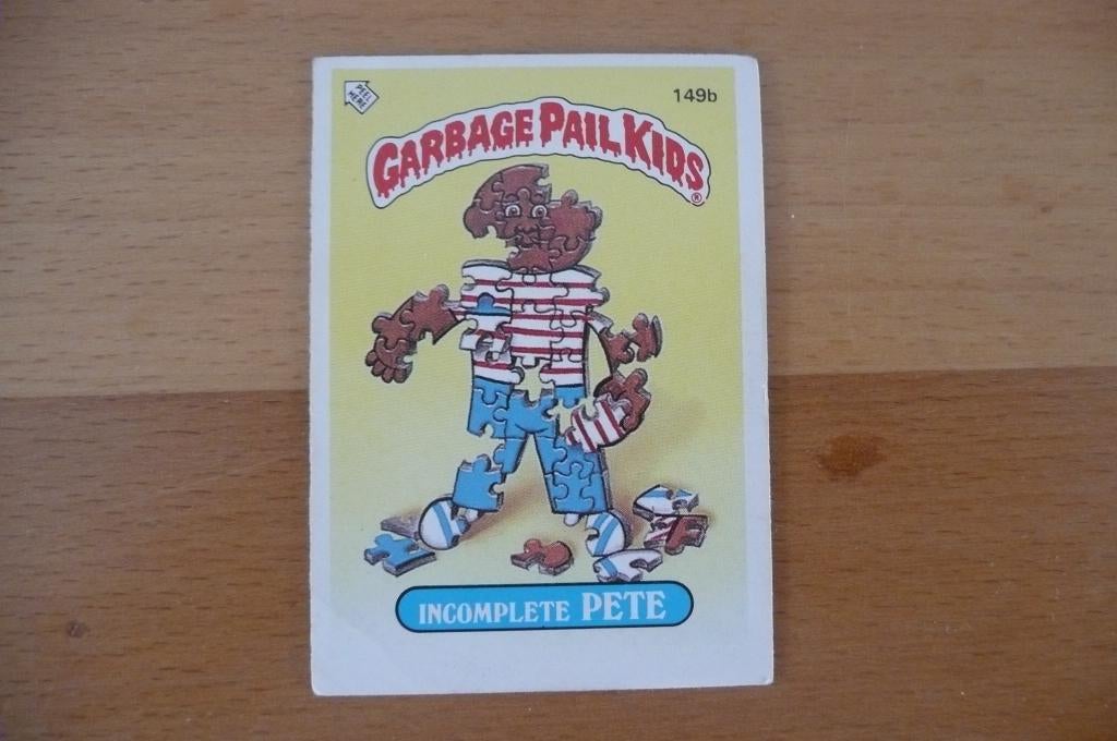 Garbage Pail Kids Derde serie UK nummer 149b(119), Ophalen of Verzenden, Plaatje
