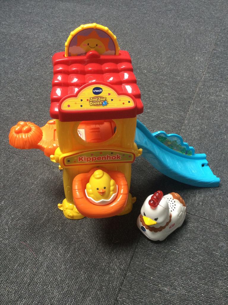 VTech kippen hok, Kinderen en Baby's, Speelgoed | Vtech, Ophalen of Verzenden, Zo goed als nieuw, 6 maanden tot 2 jaar