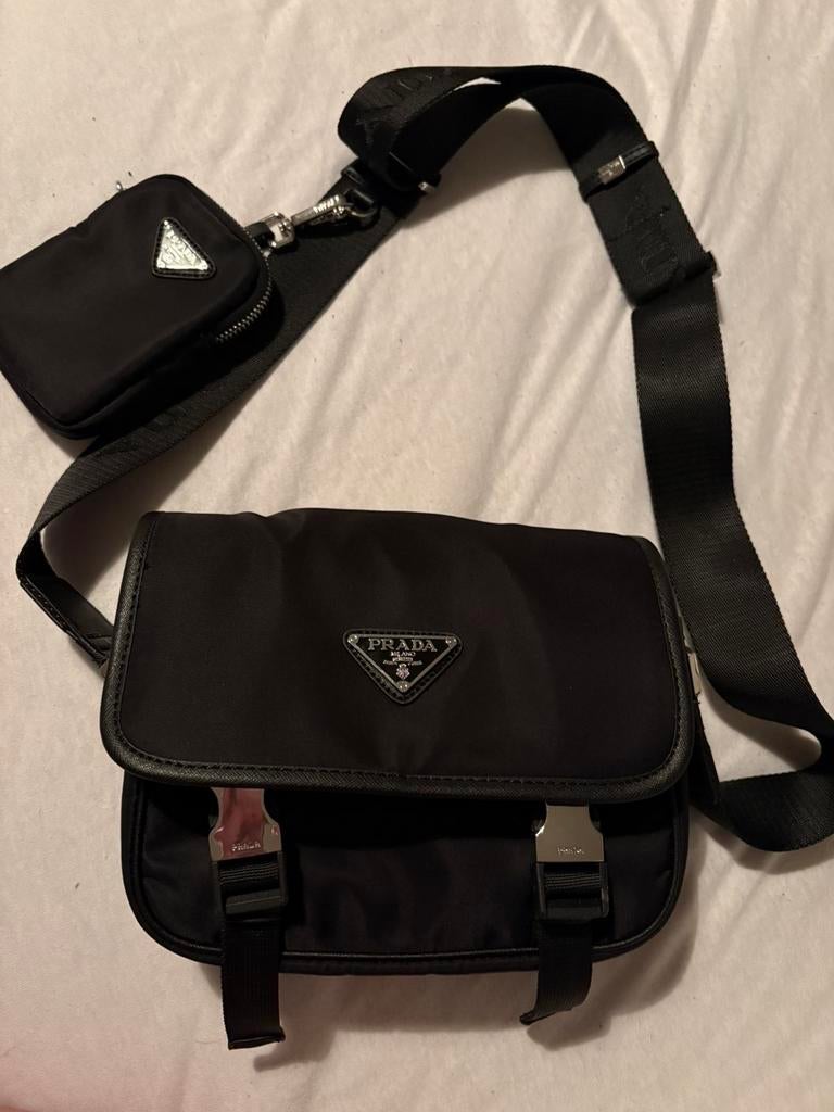 Prada tas, Ophalen, Nieuw, Zwart, Overige merken