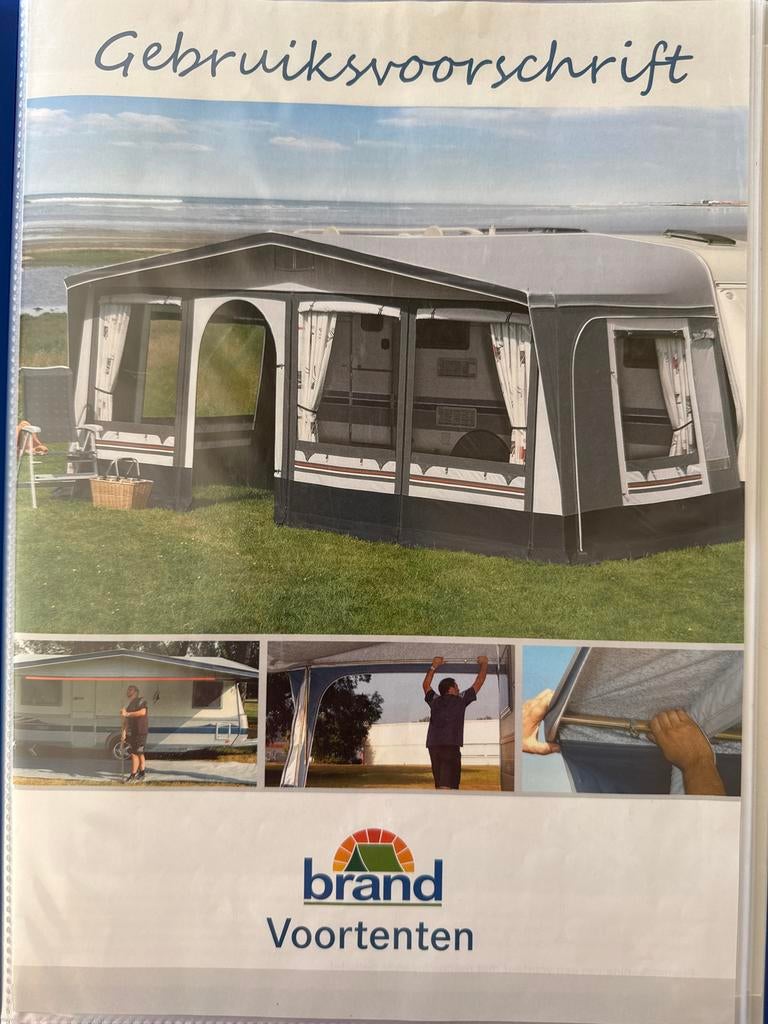 Brand Palazzo 280 voortent maat 21 met luifel, Ophalen, Zo goed als nieuw, Brand
