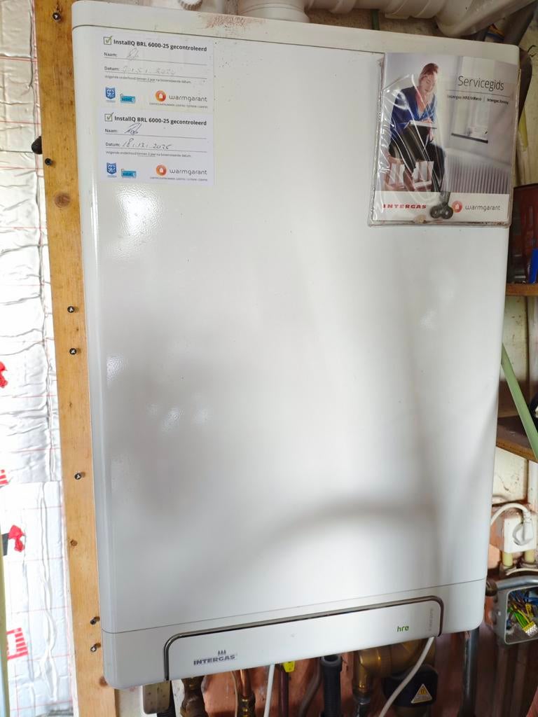 Intergas HRE 28/24 A CW4 CV-ketel 3 jaaroud met onderhoud, Doe-het-zelf en Verbouw, Geisers en Boilers, Ophalen, Gebruikt, Aardgas