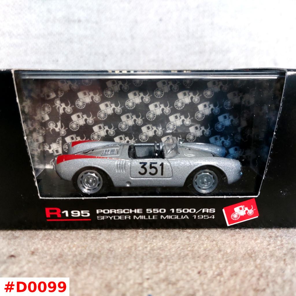 Porsche 550 1500-RS Spyder #351 Herrmann Mille Miglia Brumm, Ophalen of Verzenden, Nieuw, Auto, Overige merken