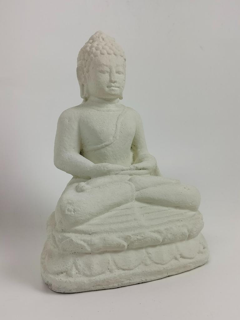 boeddha zittend uit Indonesië - steen, Ophalen of Verzenden, Nieuw, Religie