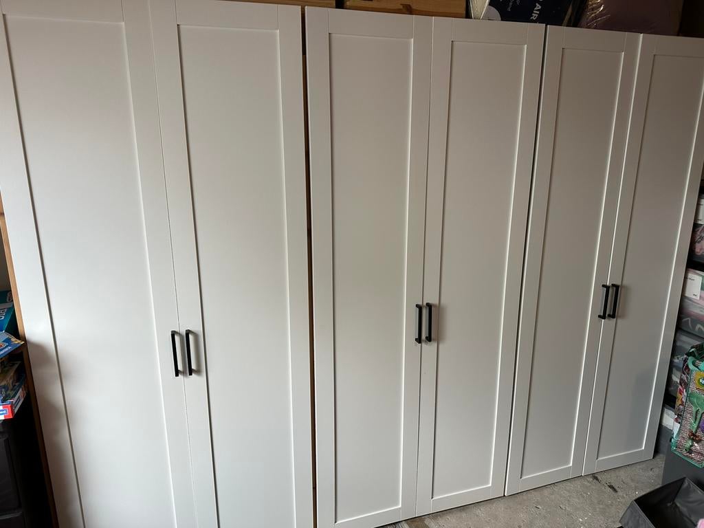 6x zgan deuren sannidal deur ikea, Huis en Inrichting, Kasten | Roldeurkasten en Archiefkasten, Ophalen, 50 tot 100 cm, Zo goed als nieuw