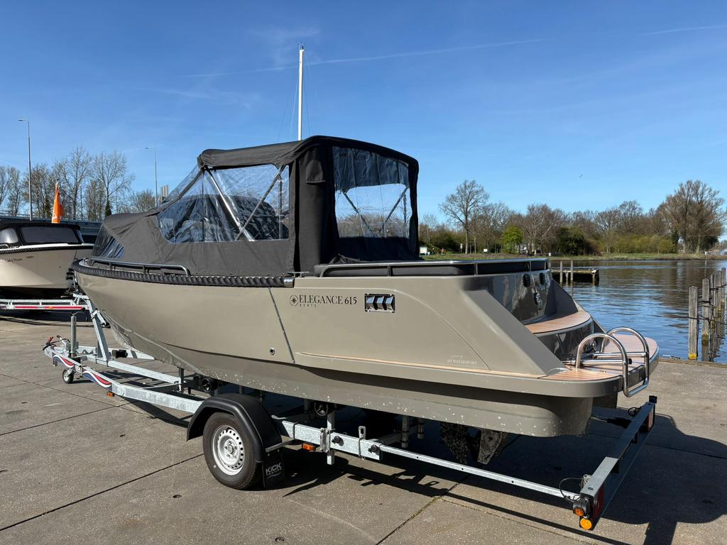 Elegance 615  suzuki 60pk kampeer edition bwj 023  opties, Ophalen of Verzenden, Zo goed als nieuw, 3 tot 6 meter, Buitenboordmotor