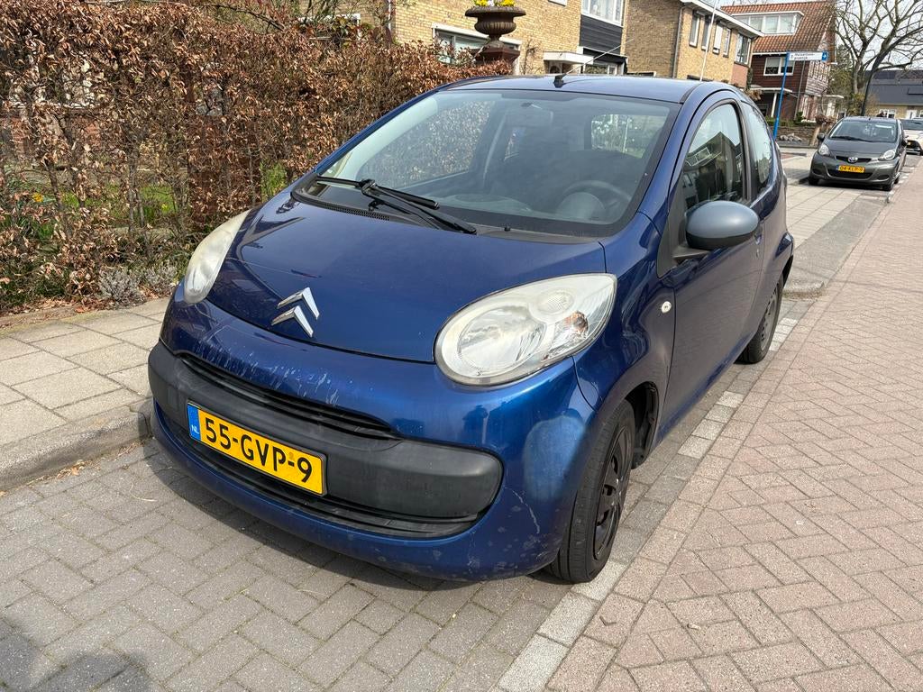 Citroën C1 1.0 3-DRS 2008 Blauw, Voorwielaandrijving, C1, 68 pk, Origineel Nederlands