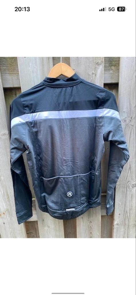 Rogelli Longsleeve Fietsjersey - Zwart/Grijs/Wit, Fietsen en Brommers, Fietsaccessoires | Fietskleding, Nieuw, Ophalen of Verzenden