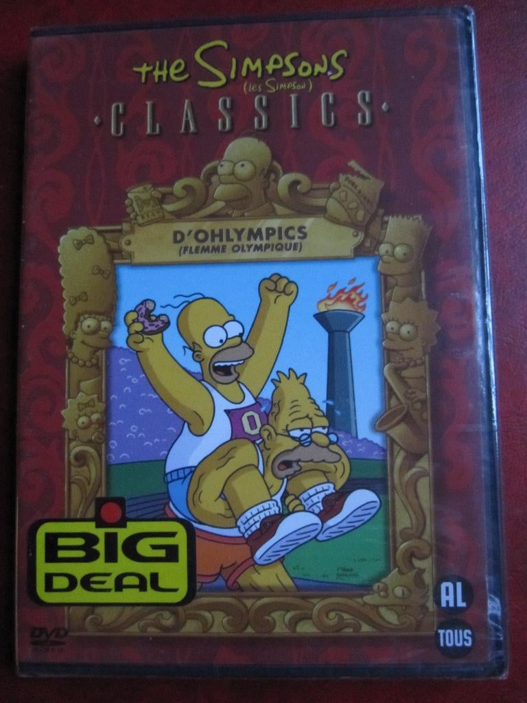 The Simpsons - D'Ohlympics (nieuw in de verpakking), Tekenfilm, Ophalen of Verzenden, Nieuw in verpakking, Alle leeftijden