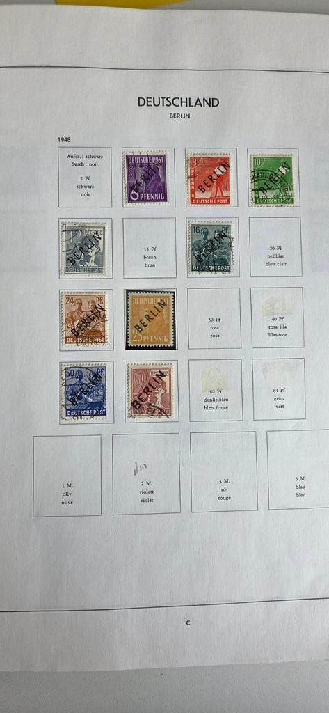 standaard Davo album Berlijn, Postzegels en Munten, Postzegels | Volle albums en Verzamelingen, Ophalen of Verzenden