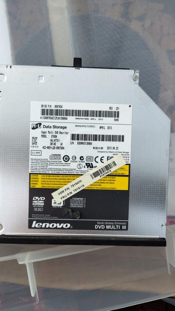 Lenovo t530 dvd, Ophalen