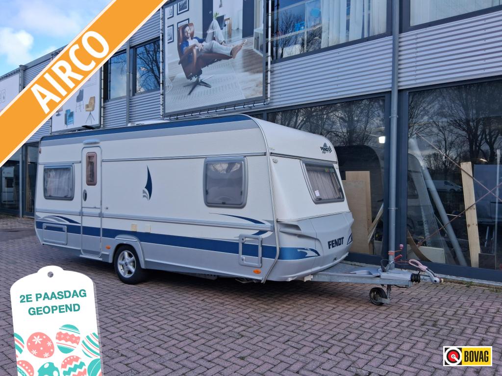 Fendt Diamant 515, met airco, frans bed, rondzit, Caravans en Kamperen, Caravans, Rondzit, Bedrijf, Overige typen, Fendt