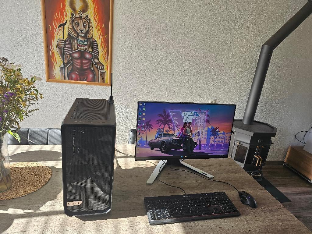 Complete Gaming PC SETUP i7-13700K 3080 Ti 12GB 64GB DDR5, 64 GB of meer, Zelf gebouwde pc, Virtual Reality, Zo goed als nieuw