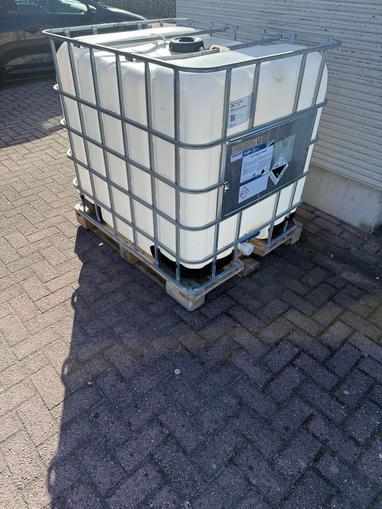 IBC Container 1000 Liter - Perfect voor Opslag, Tuin en Terras, Regentonnen, Ophalen