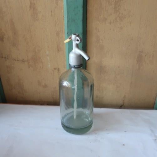 Spuitwaterfles sodafles blank glas origineel spuitfles, Ophalen of Verzenden