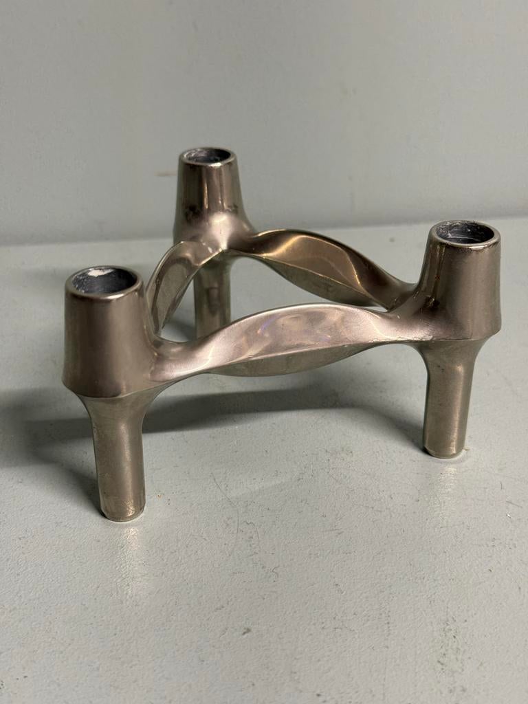 Vintage STOFF Nagel BMF kandelaar, Ophalen of Verzenden, Overige materialen