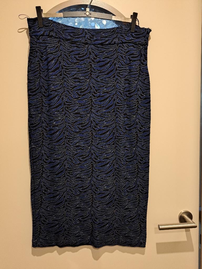 Pinko rok, stretch, mt 40, Kleding | Dames, Rokken, Zo goed als nieuw, Maat 38/40 (M), Blauw, Onder de knie, Ophalen of Verzenden