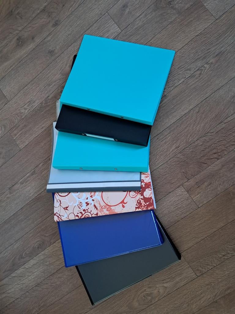 Verschillende ringbandmappen, gratis., Diversen, Ophalen