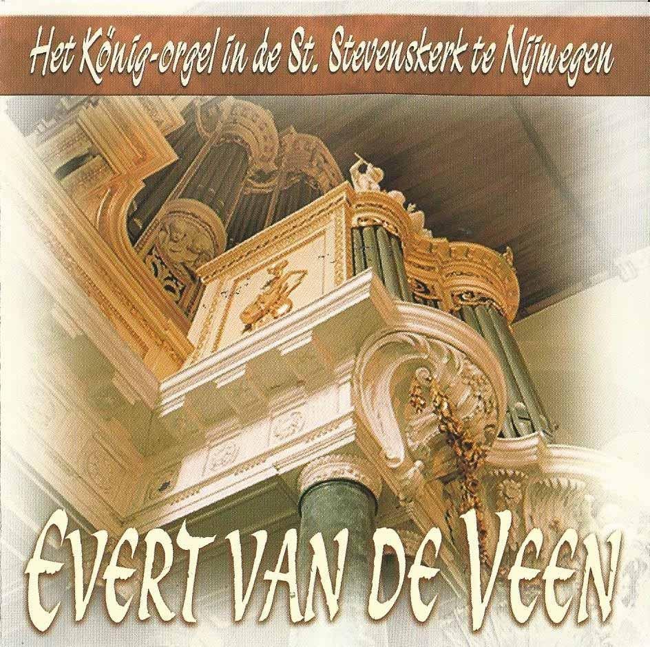 OrgelCD: Evert van de Veen - St. Stevenskerk Nijmegen, Cd's en Dvd's, Cd's | Religie en Gospel, Zo goed als nieuw, Koren of Klassiek