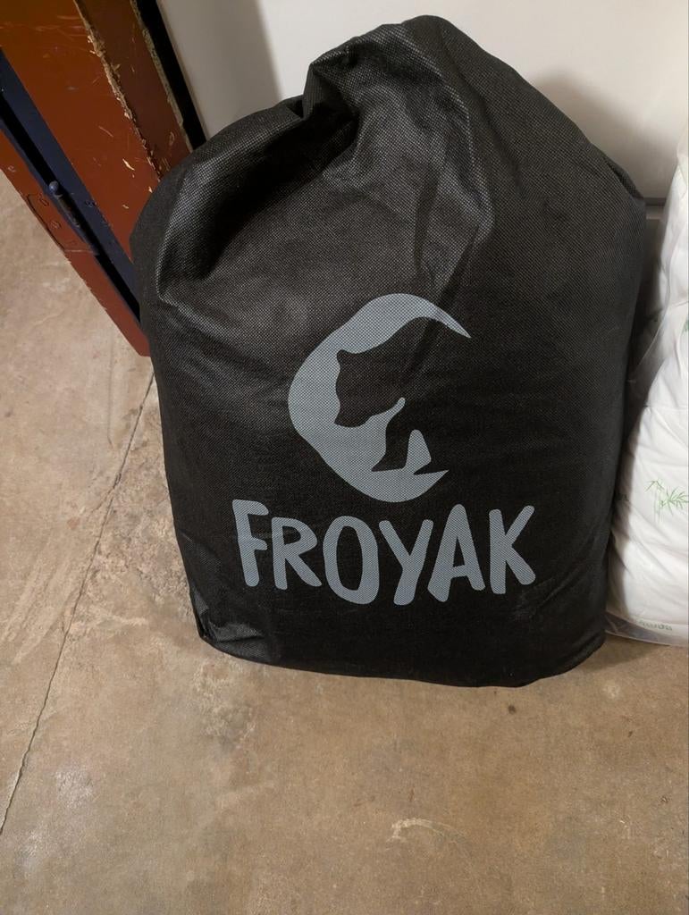 Froyak 2-persoons automatisch opblaasbaar luchtbed, Ophalen, Ingebouwde pomp, Nieuw, 2-persoons