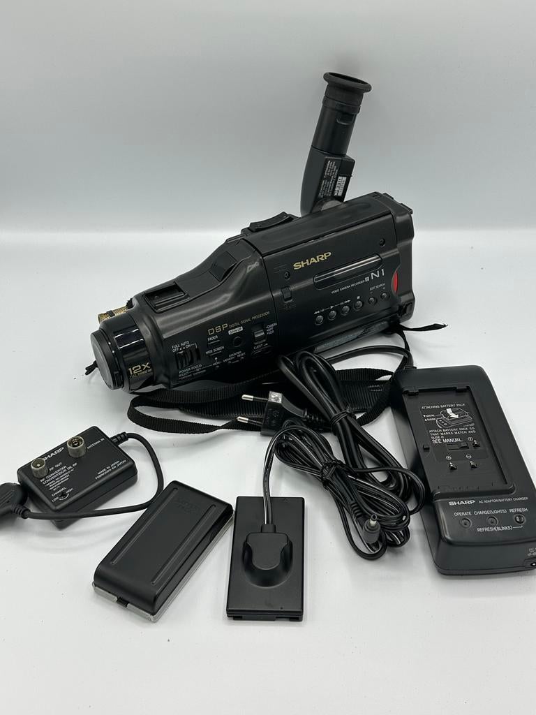 Sharp Video Camera Recorder VL-N1s - Vintage Camcorder, Ophalen of Verzenden, 8mm, Camera