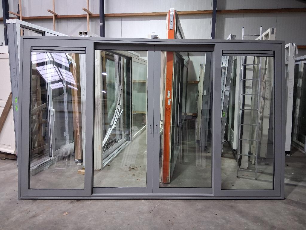 Nieuw aluminium Schuifpui Hr++ bezorgen factuur mogelijk, 225 cm of meer, Aluminium, Ophalen of Verzenden, Zo goed als nieuw