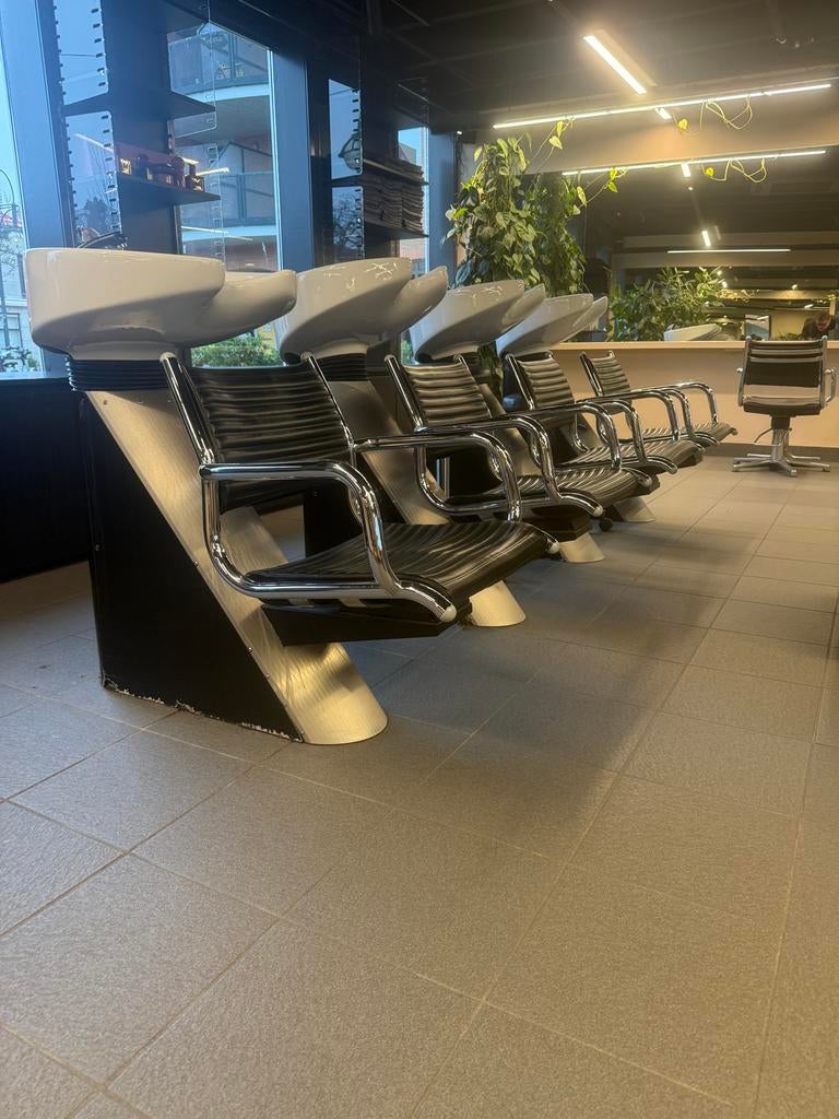 Olymp Kappersstoelen en Wasunits - Goede Staat, Huis en Inrichting, Stoelen, Ophalen, Gebruikt, Eén