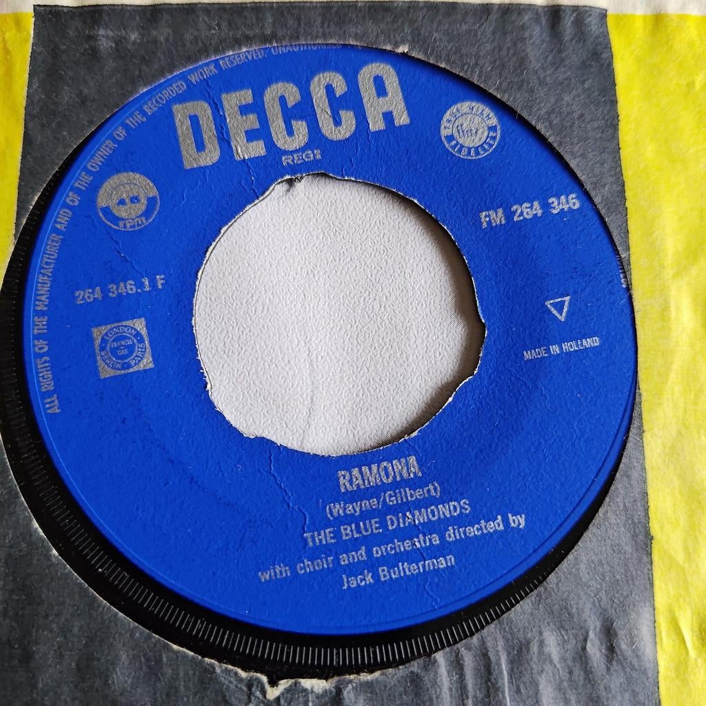 The Blue Diamonds - Ramona (Decca FM 264 346) Single, Cd's en Dvd's, Vinyl Singles, Gebruikt, 7 inch, Single, Ophalen of Verzenden