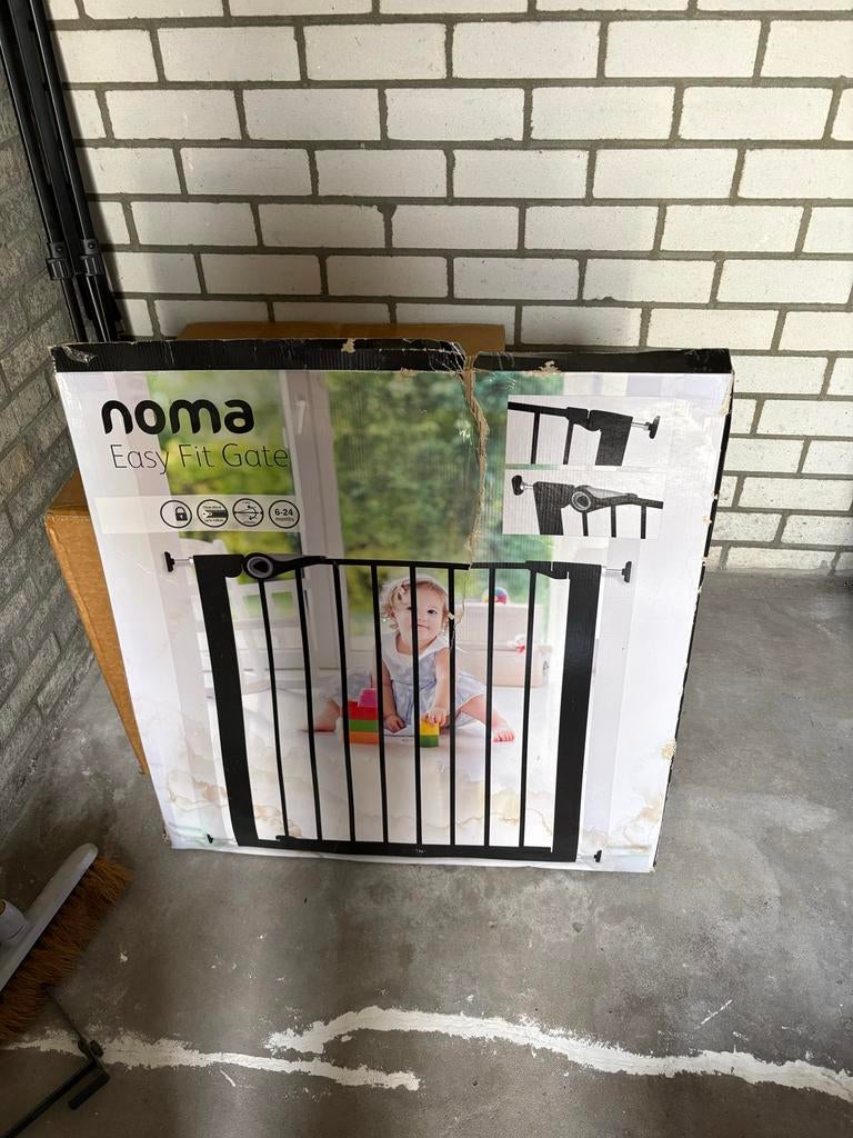 Noma Easy Fit Gate Traphekje, Ophalen, Zo goed als nieuw, Metaal of IJzer, 115 cm of meer